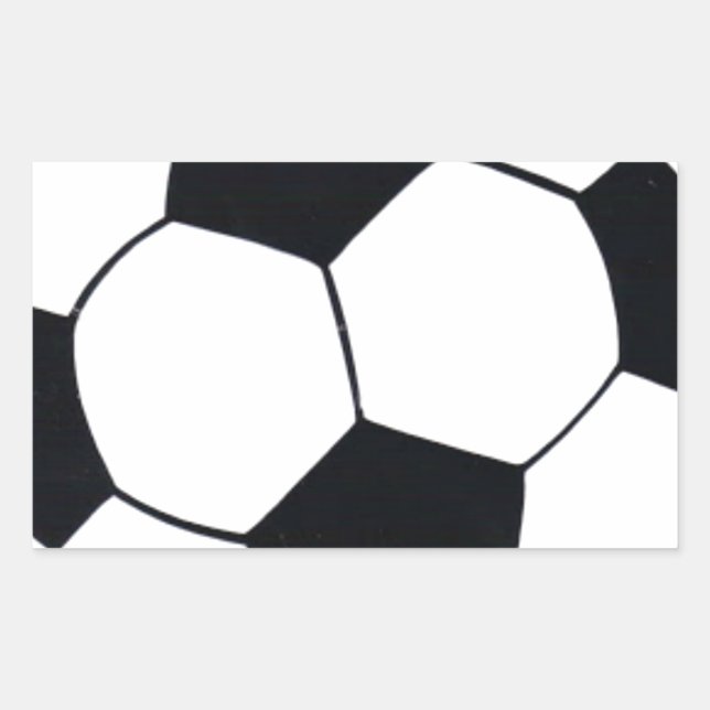 I Love Football (Soccer) Heart of the Game: I Love Rectangular Sticker (Front)