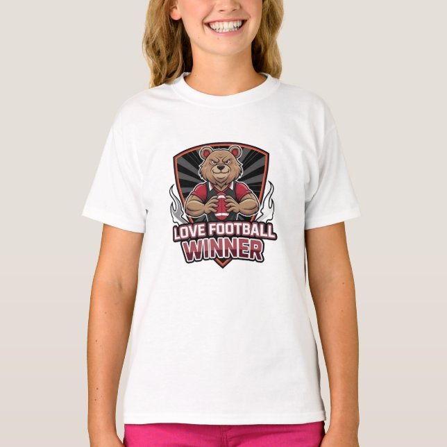 I love football  T-Shirt (Front)