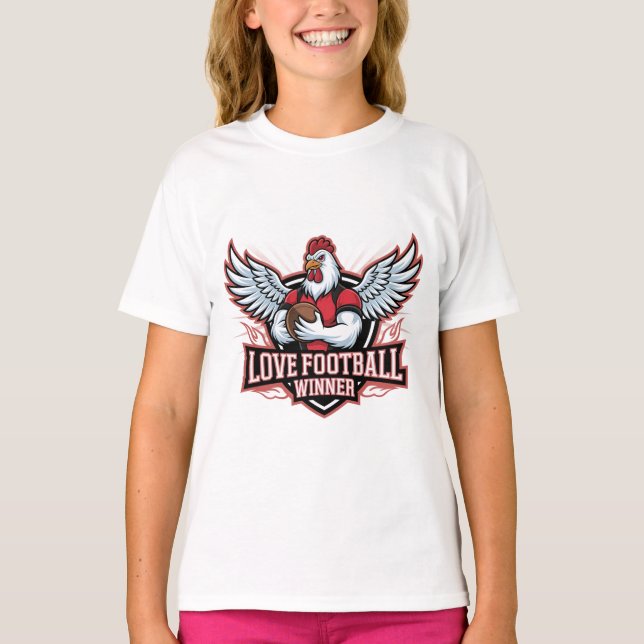 I love football  T-Shirt (Front)