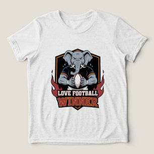 I love football  Tri-Blend shirt