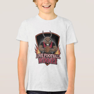 I love football  Tri-Blend shirt