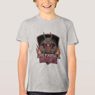 I love football  Tri-Blend shirt