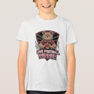 I love football  Tri-Blend shirt