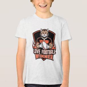 I love football  Tri-Blend shirt
