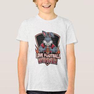 I love football  Tri-Blend shirt