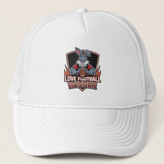 I love football  trucker hat