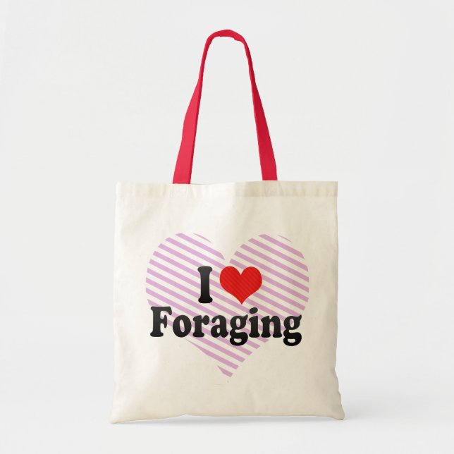 I Love Foraging Tote Bag (Front)