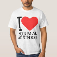 I love formal business