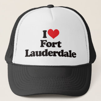 I Love Fort Lauderdale Trucker Hat