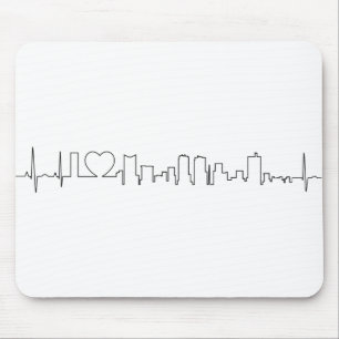 I love Fort Worth in an extraordinary ecg style Mouse Mat