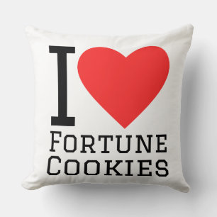 I love fortune cookies cushion