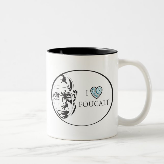 I Love Foucalt Mug (Right)
