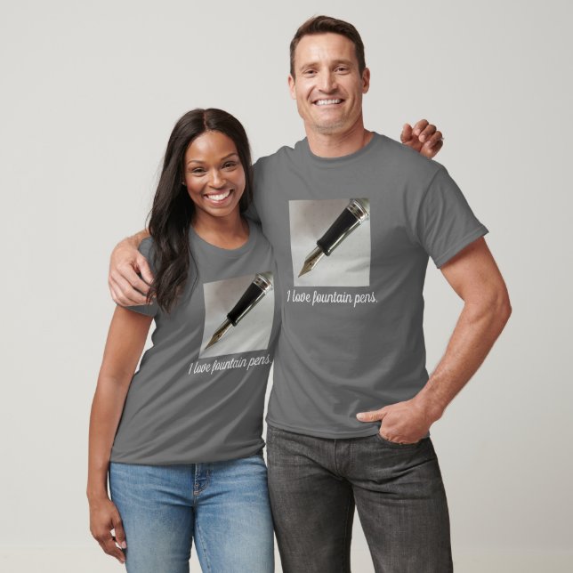 I Love Fountain Pens T-Shirt (Unisex)