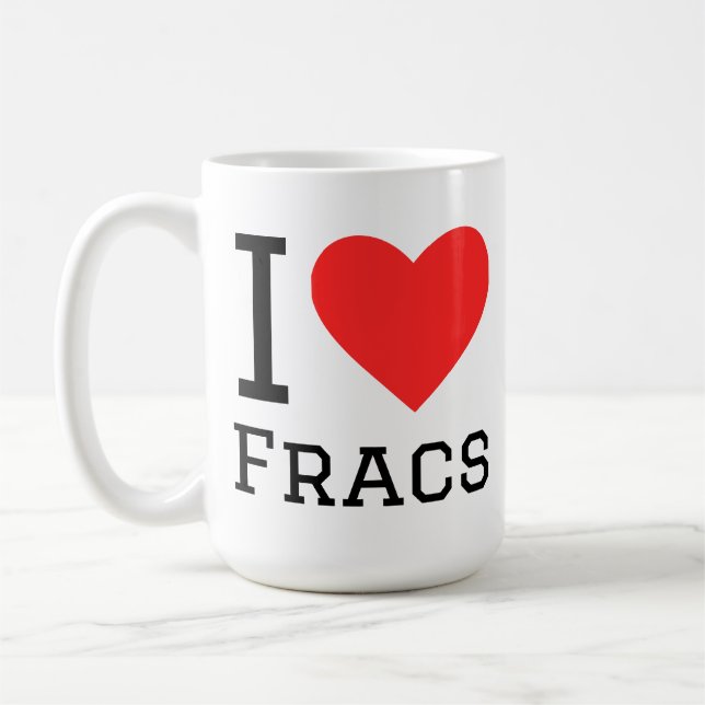 I love fracs coffee mug (Left)