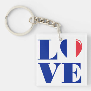 I love France Key Ring