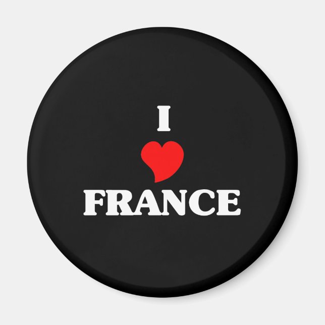 I Love France Magnet (Front)