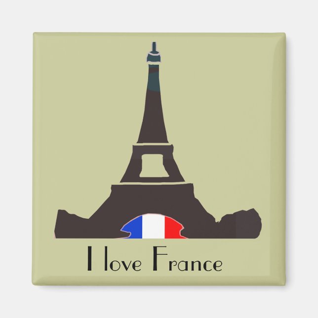 I love France Magnet (Front)
