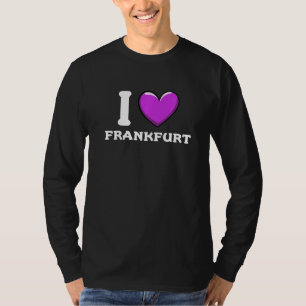 I Love Frankfurt German Flag Premium T-Shirt