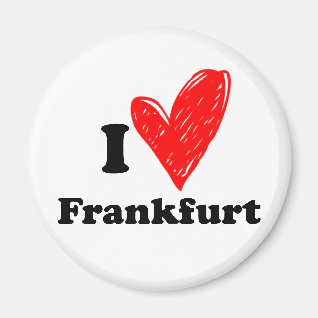 I love Frankfurt Magnet (Front)
