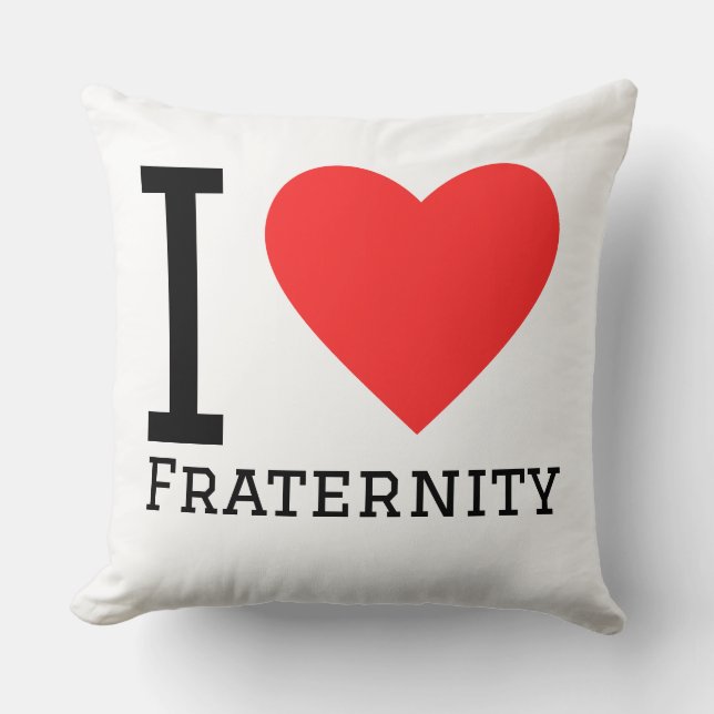 I love fraternity cushion (Front)