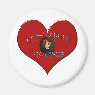 I Love Frederic Chopin Magnet