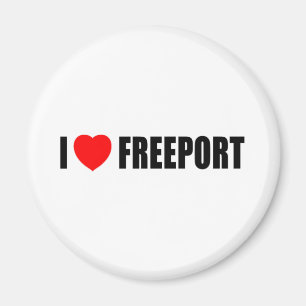 I Love Freeport Magnet