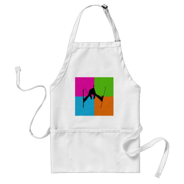 I love freestyle skiing - homeware standard apron (Front)