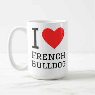 I love French bulldog Coffee Mug