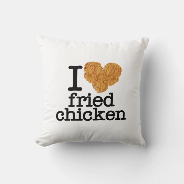 I Love Fried Chicken Cushion (Front)