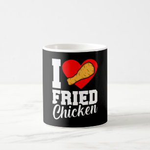 I Love Fried Chicken Funny Eater Graphic Coffee Mug