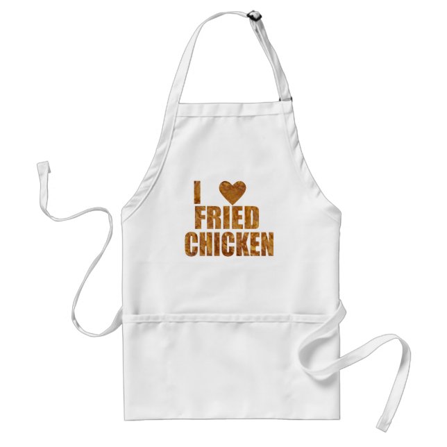 I love fried chicken standard apron (Front)
