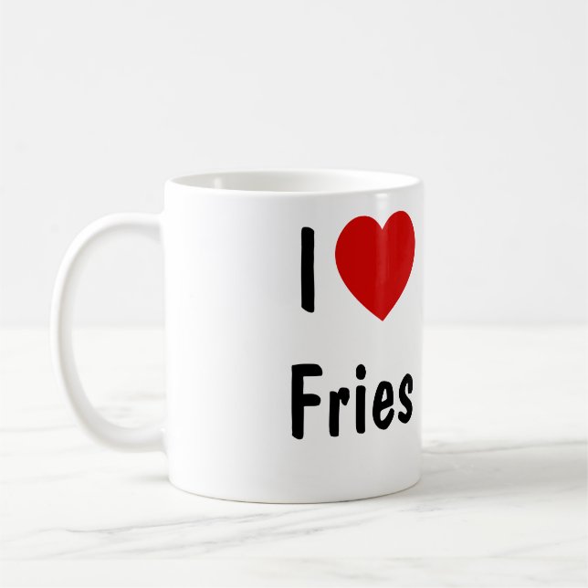 I Love Fries Coffee Mug (Left)