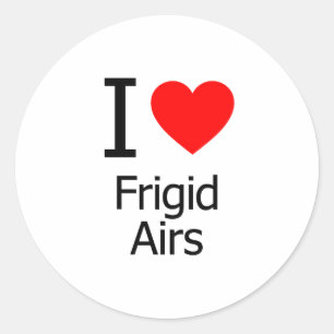 I Love Frigid Air's Classic Round Sticker