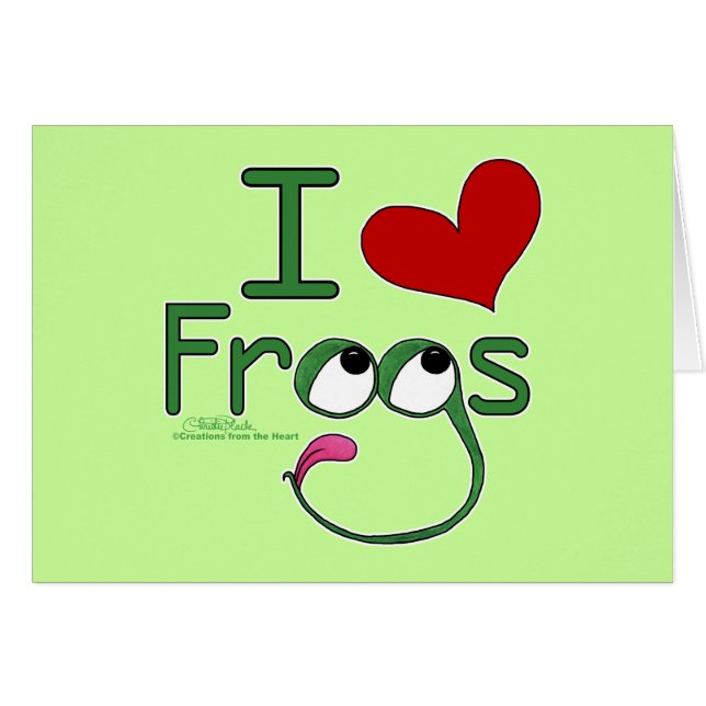 I love FROGS (Front Horizontal)