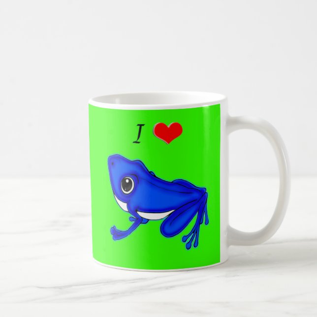 I Love Frogs Coffee Mug (Right)