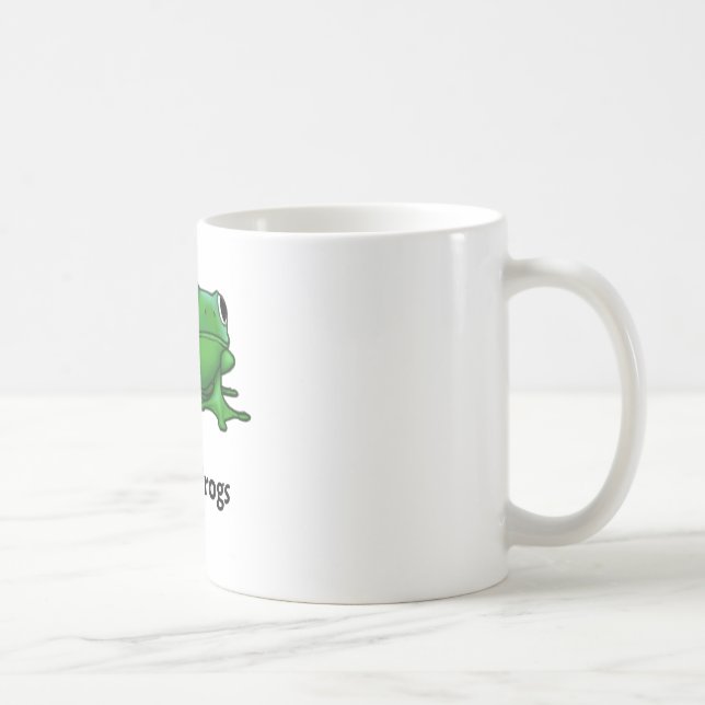 I love Frogs Coffee Mug (Right)