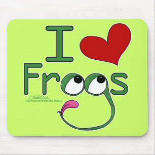 I love FROGS Mouse Mat