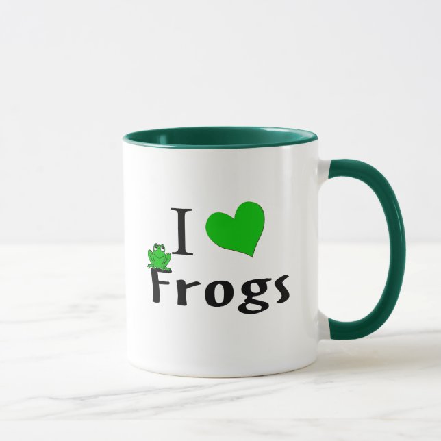I Love Frogs Mug (Right)