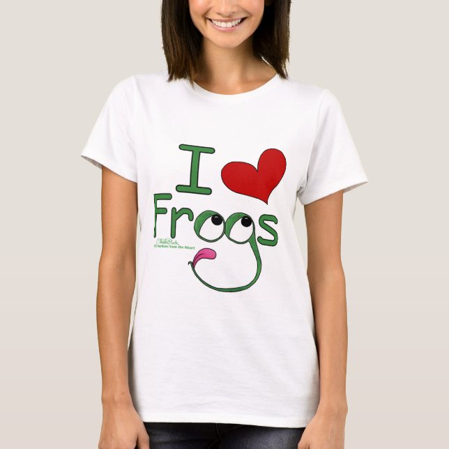 I love FROGS T-Shirt (Front)