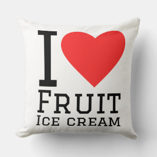 I love fruit ice cream cushion