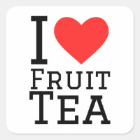 I love fruit tea