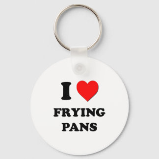 I Love Frying Pans Key Ring