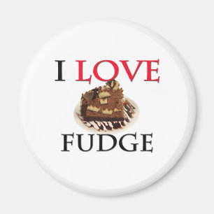 I Love Fudge Magnet
