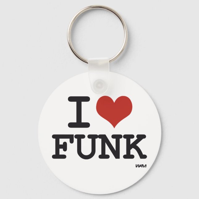 I LOVE FUNK KEY RING (Front)