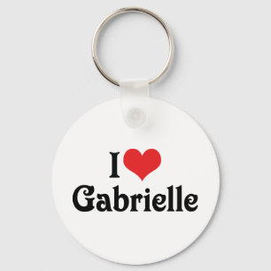 I Love Gabrielle Key Ring