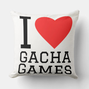 I love gacha games cushion