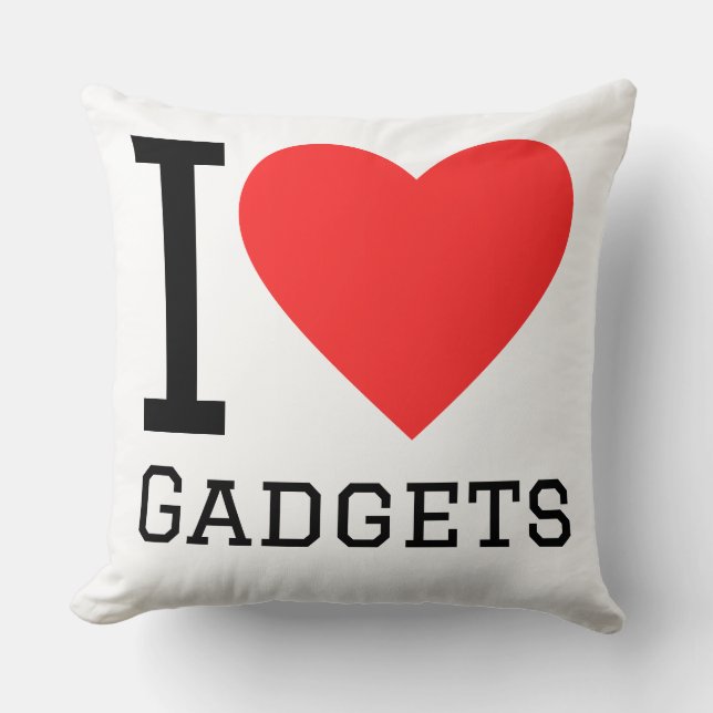 I love gadgets cushion (Front)