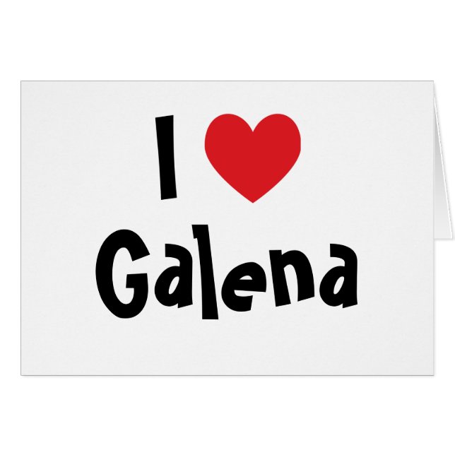 I Love Galena (Front Horizontal)