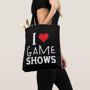 I Love Game Shows, Funny Saying Game Shows Lover Tote Bag