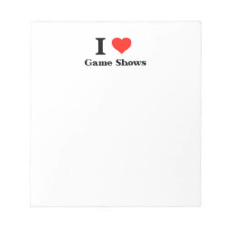 I Love Game Shows Notepad